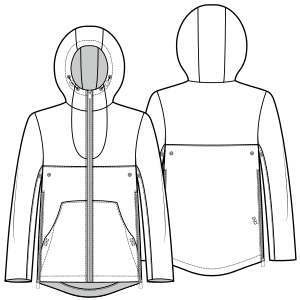 Fashion sewing patterns for MEN Jackets Nautica Jacket 7066